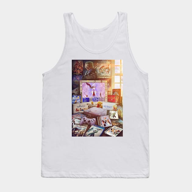 Final Fantasy Legacy Tank Top by Rachid Lotf